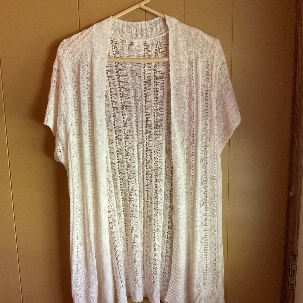 Maurices short sleeve cardigan sweater